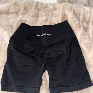 Alphalete amplify black shorts